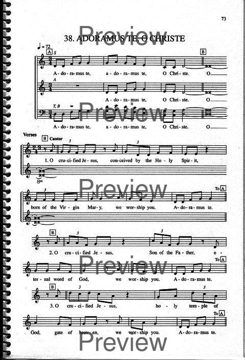 Taizé: Songs for Prayer page 70