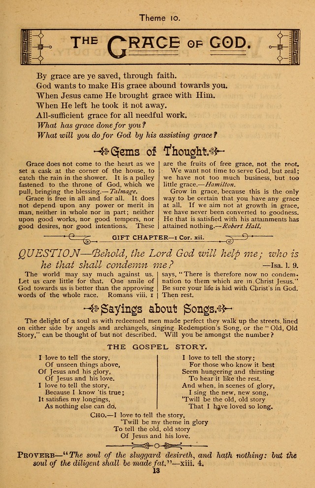 Temple Themes and Sacred Songs: with the Christian workers