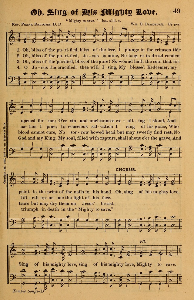 Temple Themes and Sacred Songs: with the Christian workers