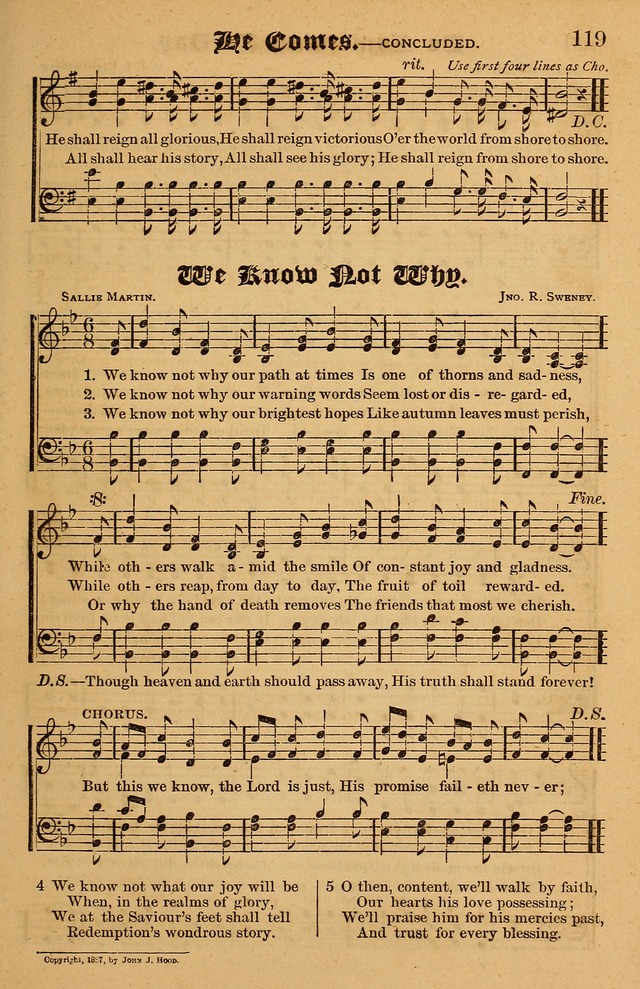 Temple Themes and Sacred Songs: with the Christian workers