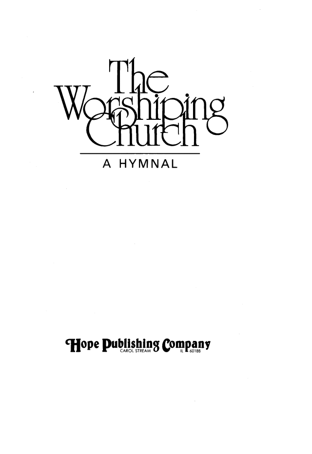 The Worshiping Church page 1