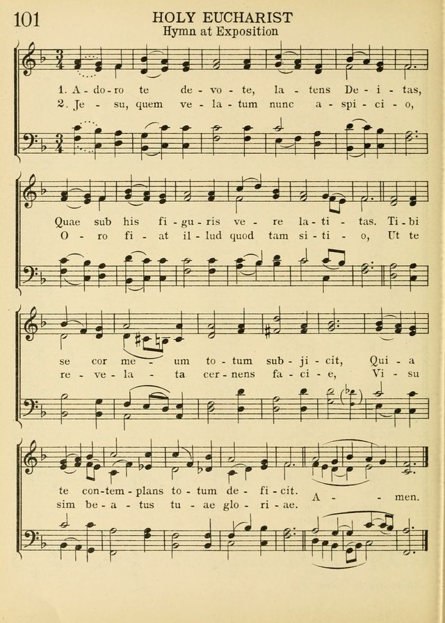 A Treasury of Catholic Song: comprising some two hundred hymns from Catholic soruces old and new page 126