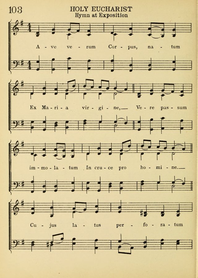 A Treasury of Catholic Song: comprising some two hundred hymns from Catholic soruces old and new page 128