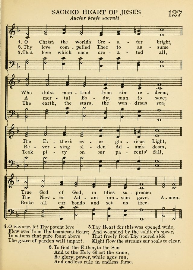 A Treasury of Catholic Song: comprising some two hundred hymns from Catholic soruces old and new page 161