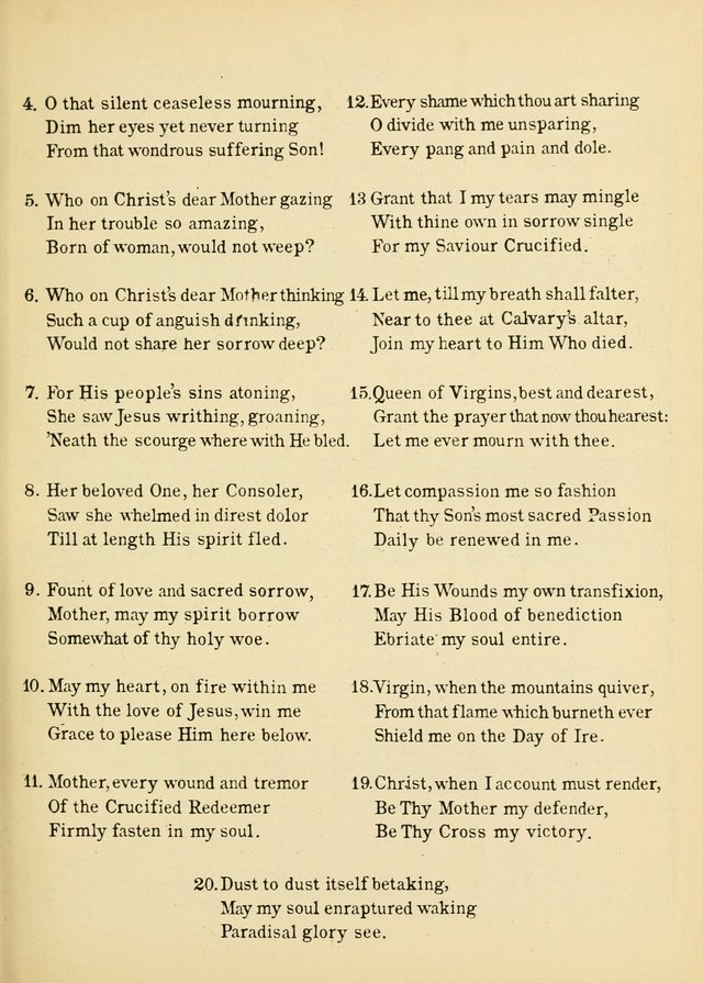 A Treasury of Catholic Song: comprising some two hundred hymns from Catholic soruces old and new page 61