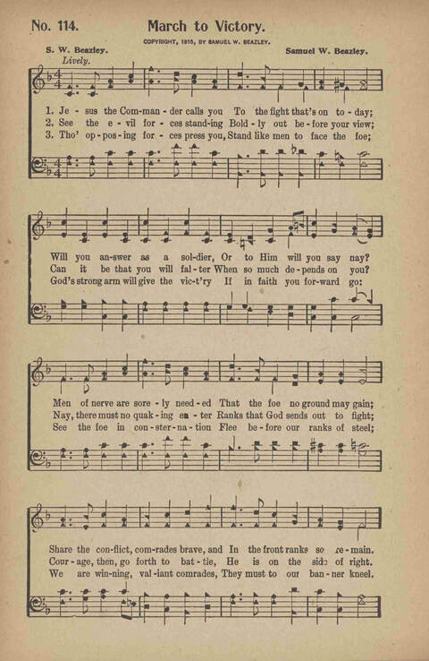 Tribute of Praise: for Sunday school, church, singing classes, and conventions page 128