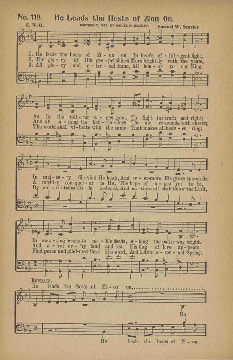 Tribute of Praise: for Sunday school, church, singing classes, and conventions page 138