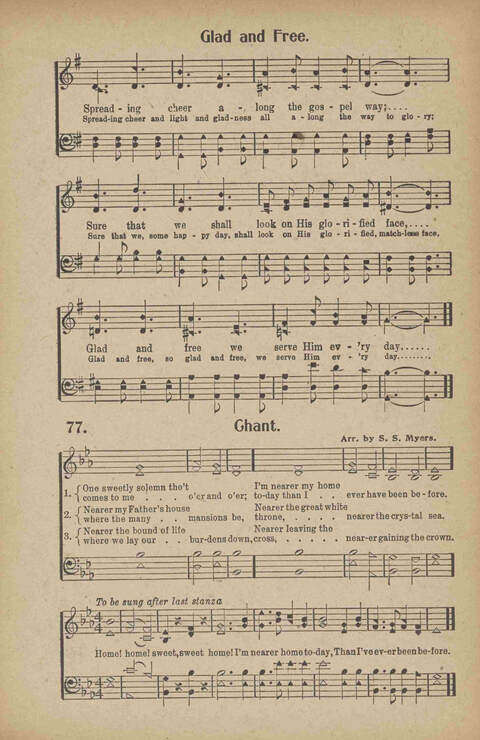Tribute of Praise: for Sunday school, church, singing classes, and conventions page 77