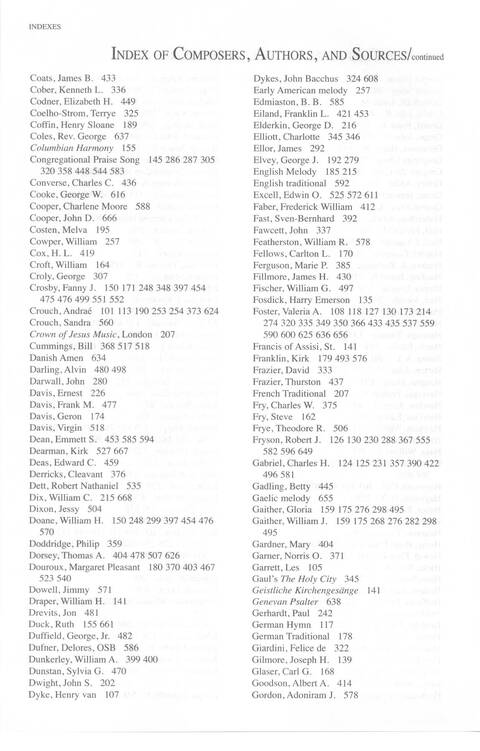 Total Praise: songs and other worship resources for every generation page 1100