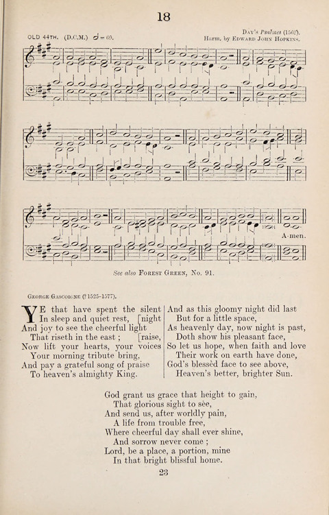 The University Hymn Book page 22