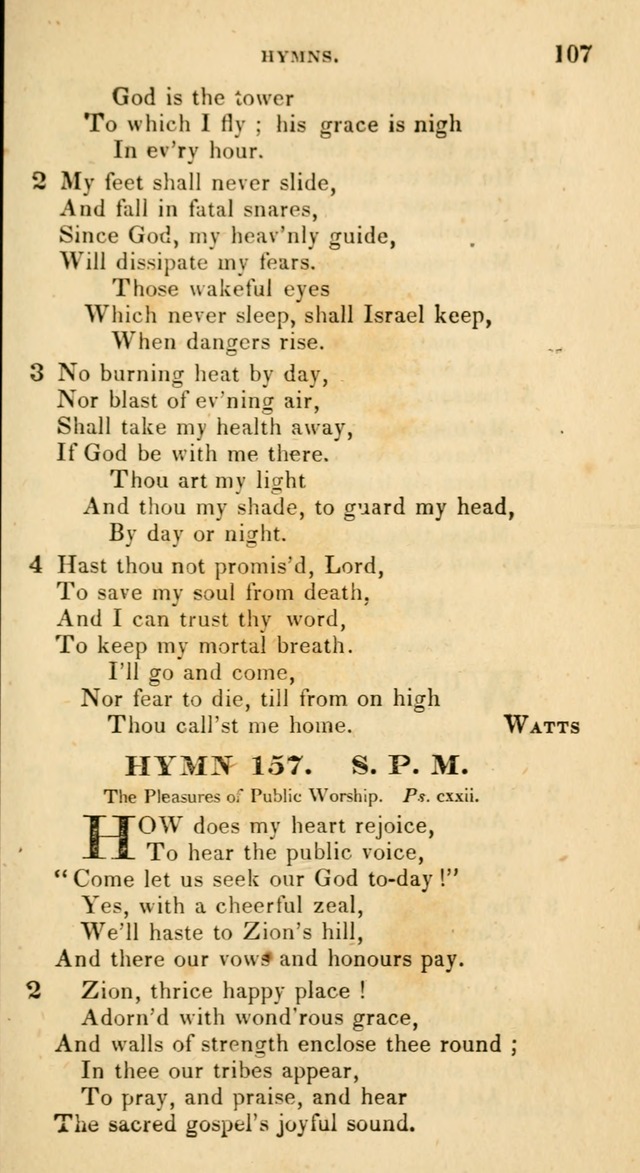The Universalist Hymn-Book: a new collection of psalms and hymns, for the use of Universalist Societies (Stereotype ed.) page 107