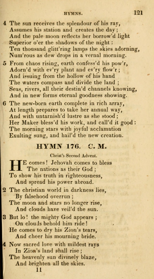 The Universalist Hymn-Book: a new collection of psalms and hymns, for the use of Universalist Societies (Stereotype ed.) page 121