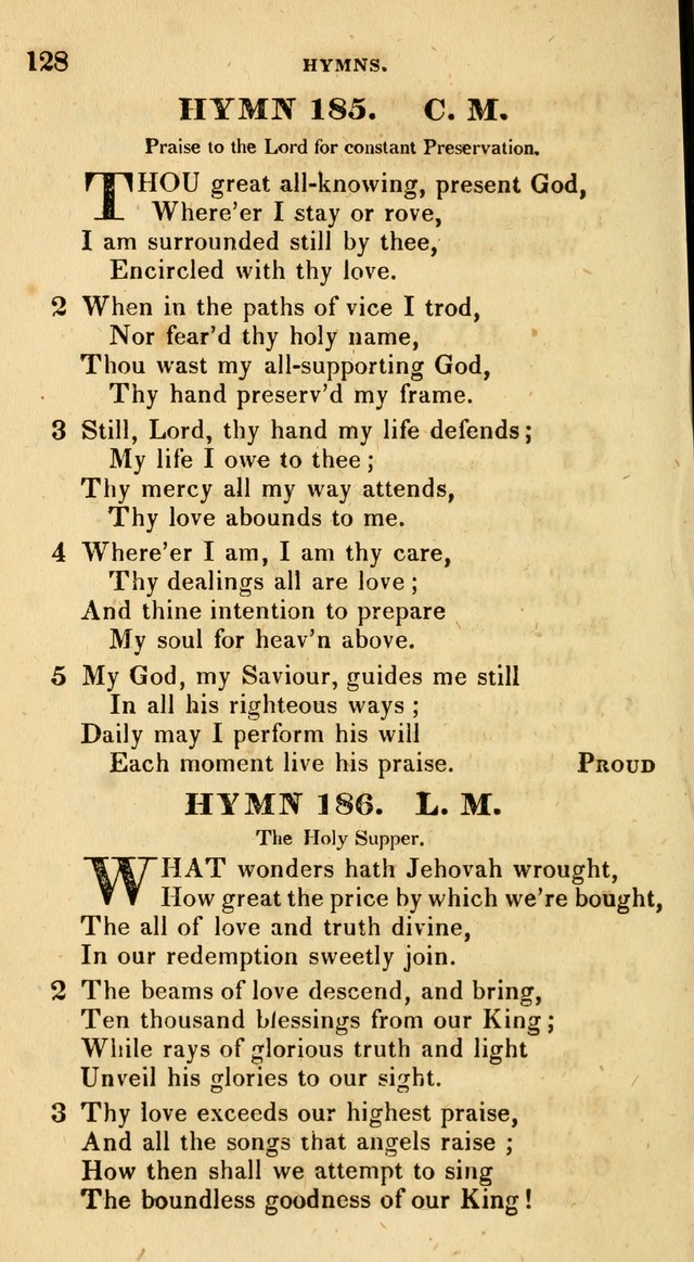 The Universalist Hymn-Book: a new collection of psalms and hymns, for the use of Universalist Societies (Stereotype ed.) page 128