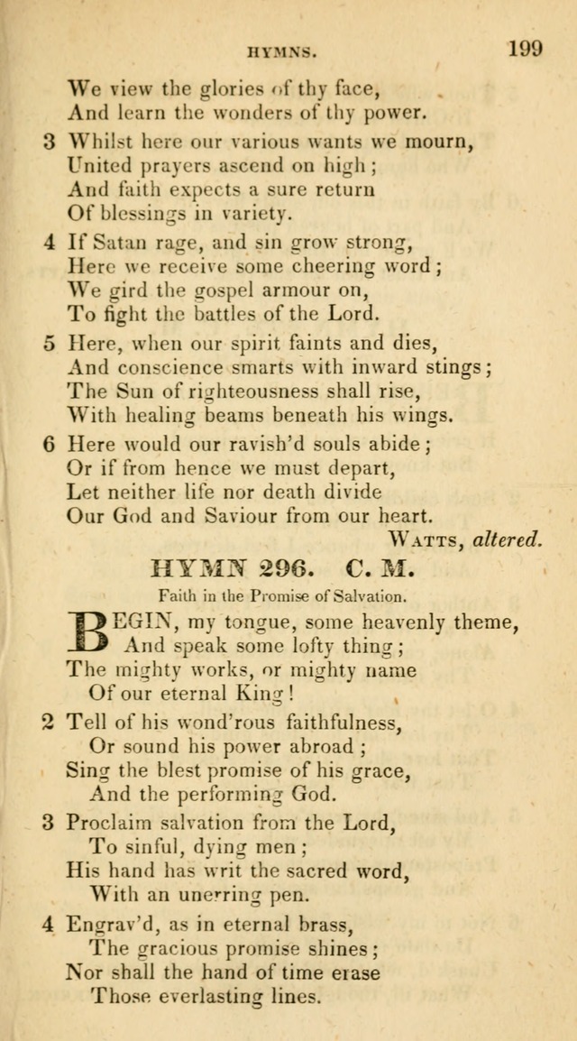 The Universalist Hymn-Book: a new collection of psalms and hymns, for the use of Universalist Societies (Stereotype ed.) page 199