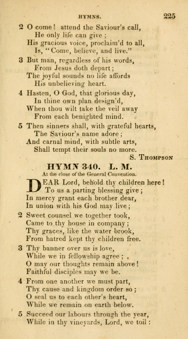 The Universalist Hymn-Book: a new collection of psalms and hymns, for the use of Universalist Societies (Stereotype ed.) page 225