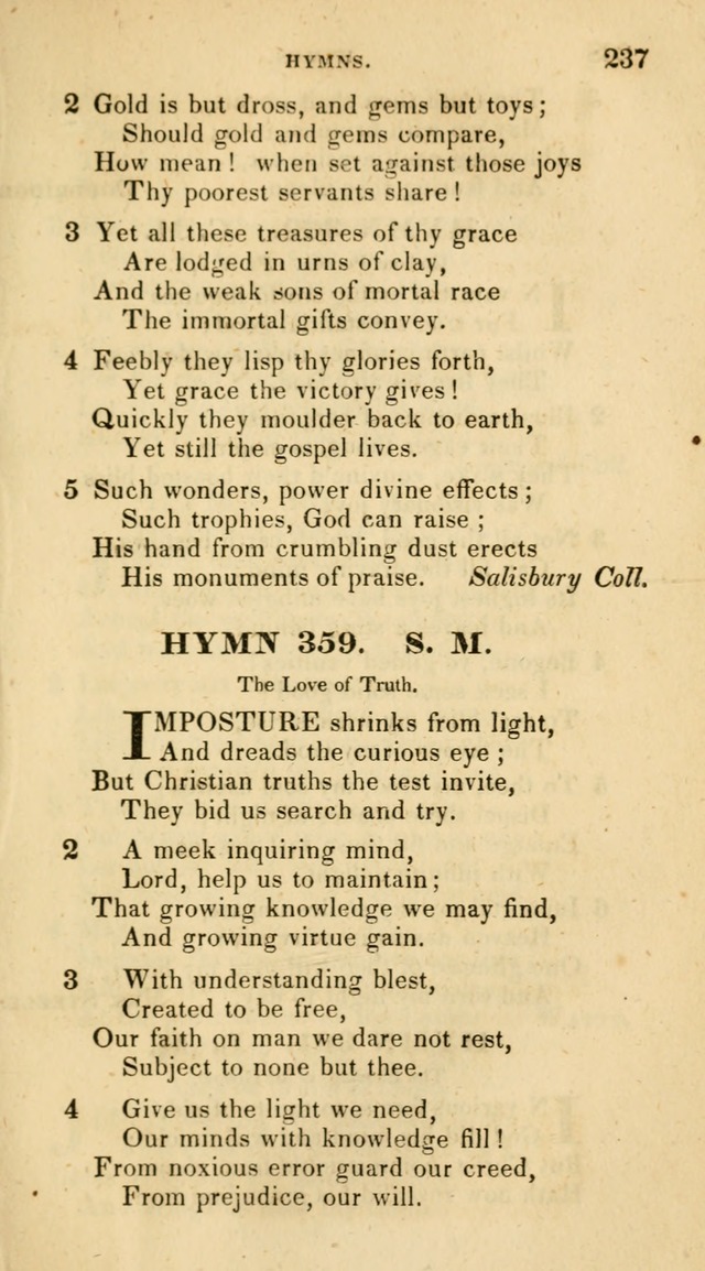 The Universalist Hymn-Book: a new collection of psalms and hymns, for the use of Universalist Societies (Stereotype ed.) page 237