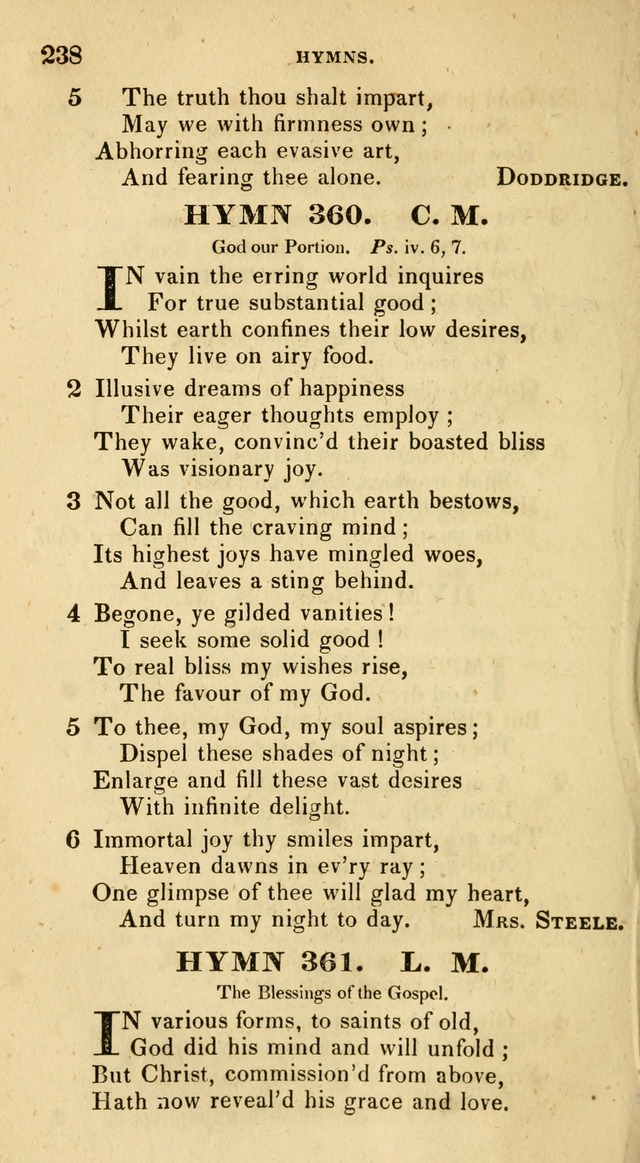 The Universalist Hymn-Book: a new collection of psalms and hymns, for the use of Universalist Societies (Stereotype ed.) page 238