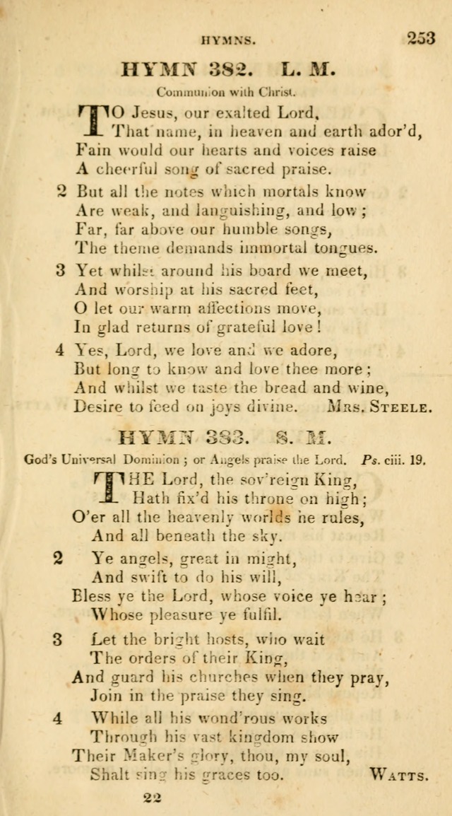 The Universalist Hymn-Book: a new collection of psalms and hymns, for the use of Universalist Societies (Stereotype ed.) page 253