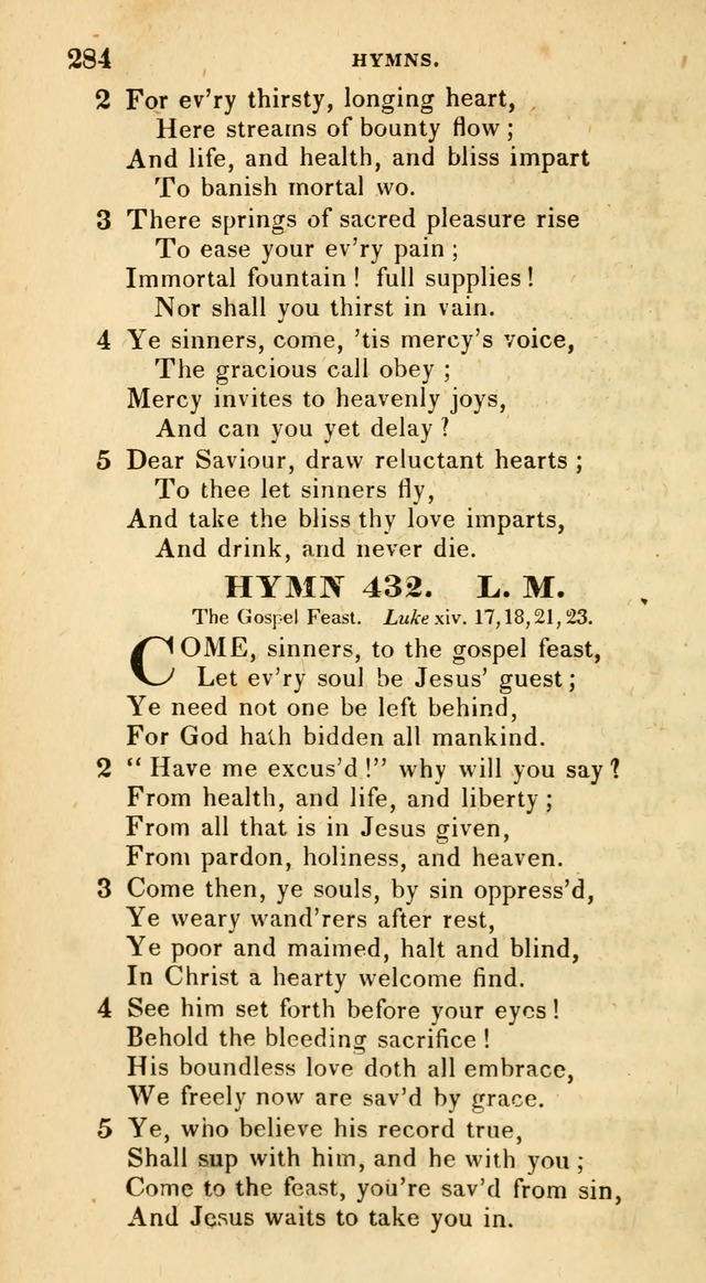 The Universalist Hymn-Book: a new collection of psalms and hymns, for the use of Universalist Societies (Stereotype ed.) page 284