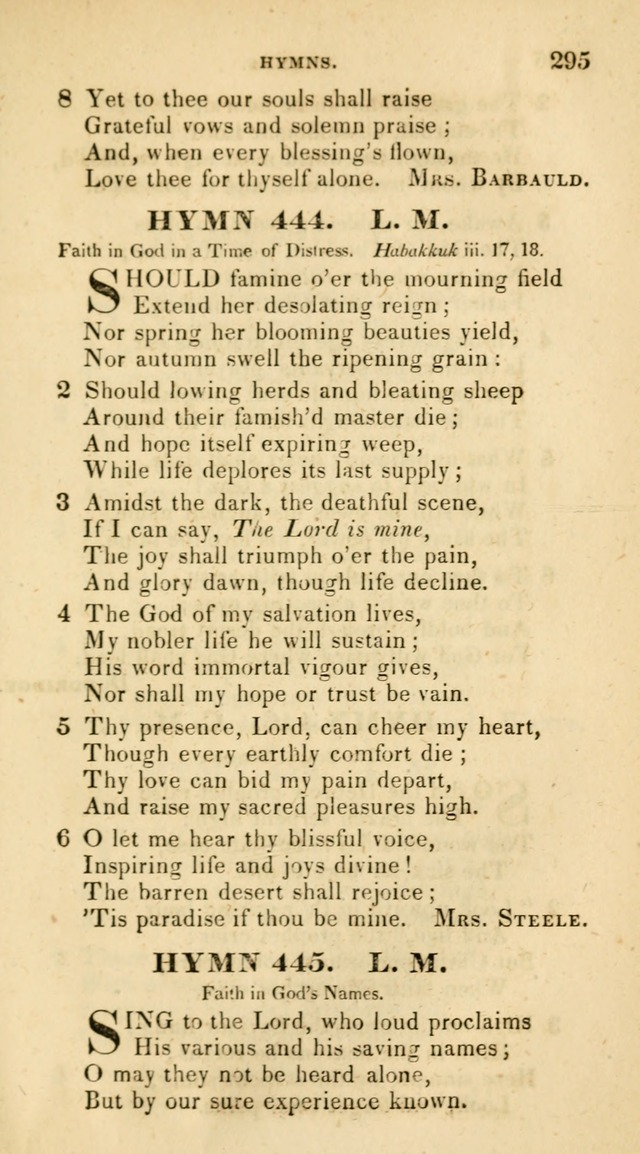 The Universalist Hymn-Book: a new collection of psalms and hymns, for the use of Universalist Societies (Stereotype ed.) page 295