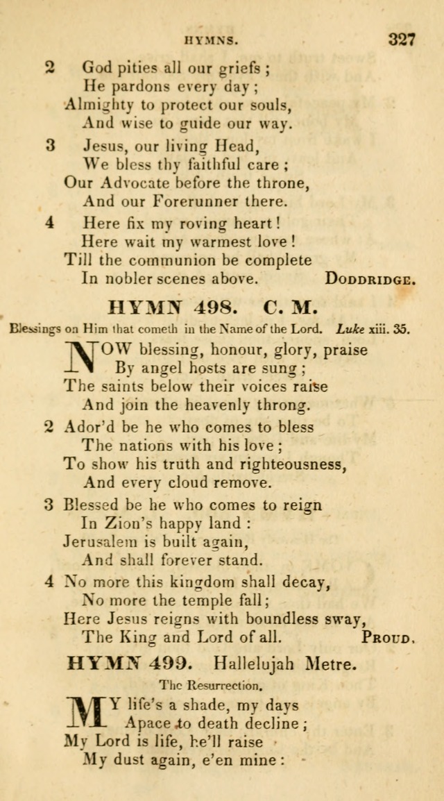The Universalist Hymn-Book: a new collection of psalms and hymns, for the use of Universalist Societies (Stereotype ed.) page 327