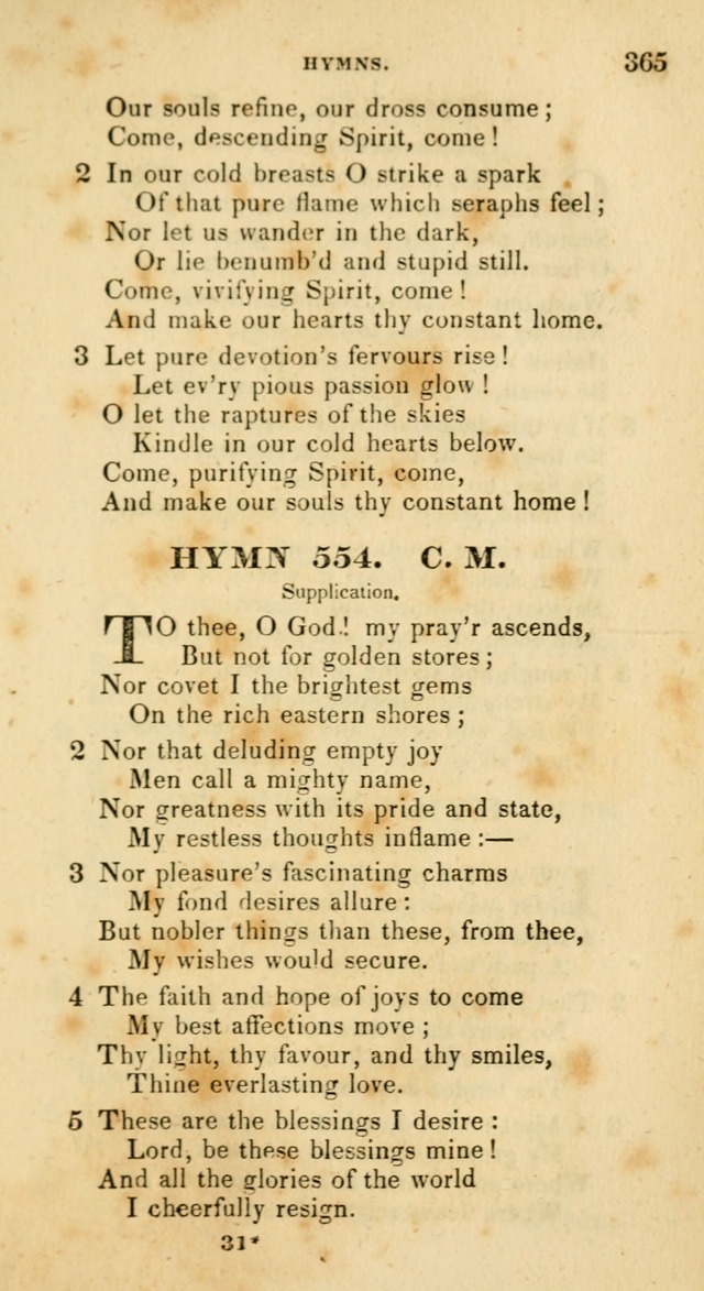 The Universalist Hymn-Book: a new collection of psalms and hymns, for the use of Universalist Societies (Stereotype ed.) page 365