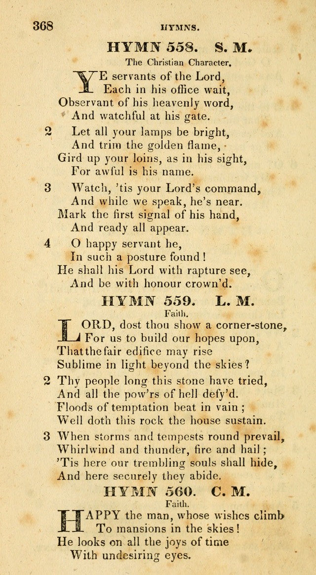 The Universalist Hymn-Book: a new collection of psalms and hymns, for the use of Universalist Societies (Stereotype ed.) page 368