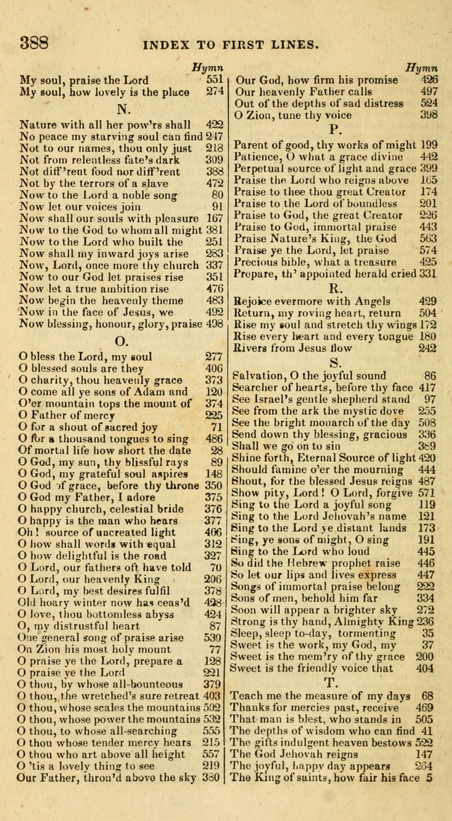 The Universalist Hymn-Book: a new collection of psalms and hymns, for the use of Universalist Societies (Stereotype ed.) page 388