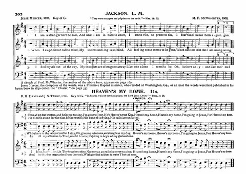 Union Harp and History of Songs: with sketch of the authors of tunes and hymns page 202