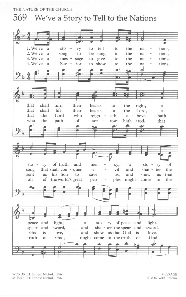The United Methodist Hymnal page 574