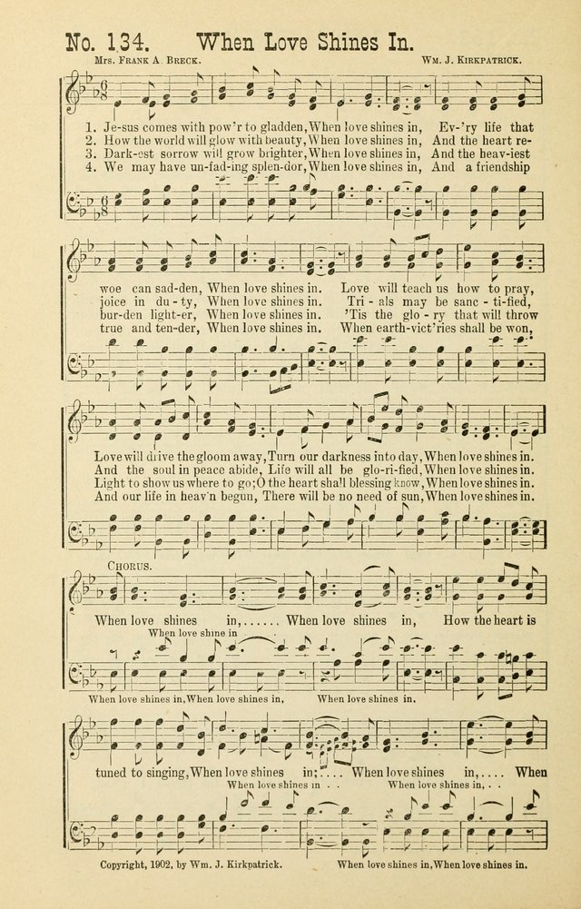 The Victory: a collection of popular Sunday school songs new and old page 134