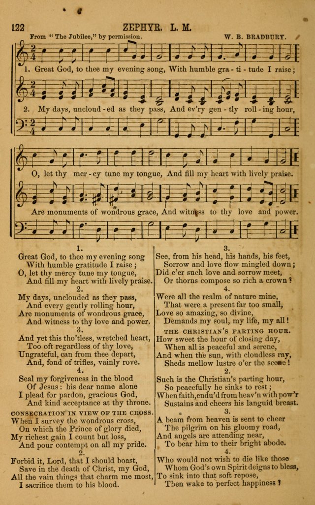 Vestry Chimes: a choice collection of sacred music, adapted to all occasions of social and family worship page 122