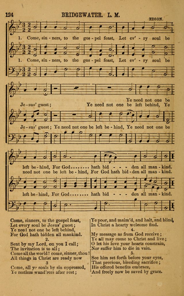 Vestry Chimes: a choice collection of sacred music, adapted to all occasions of social and family worship page 124