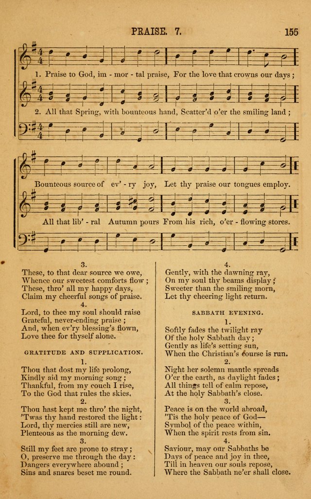 Vestry Chimes: a choice collection of sacred music, adapted to all occasions of social and family worship page 155