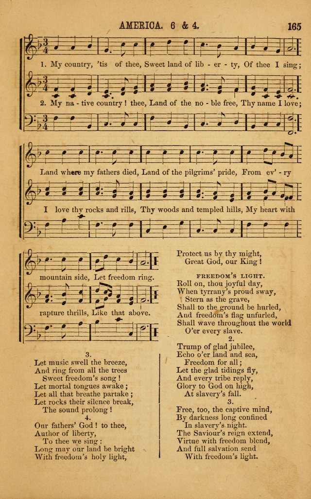 Vestry Chimes: a choice collection of sacred music, adapted to all occasions of social and family worship page 165