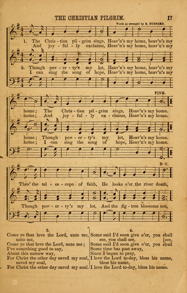 Vestry Chimes: a choice collection of sacred music, adapted to all occasions of social and family worship page 17