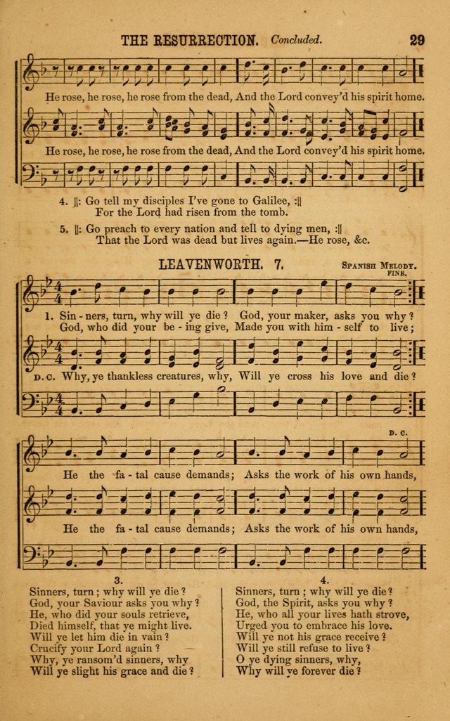 Vestry Chimes: a choice collection of sacred music, adapted to all occasions of social and family worship page 29