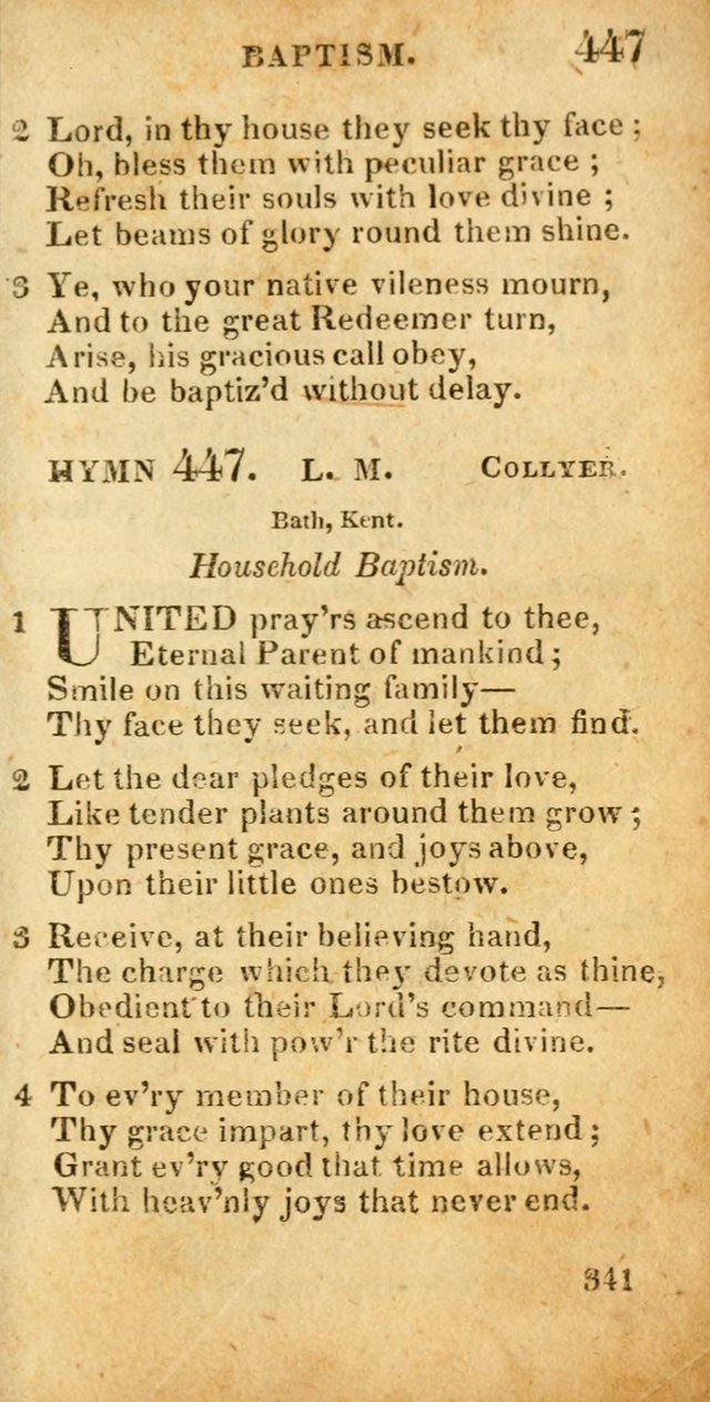 Village hymns for social worship, selected and original: designed as a supplement to Dr. Watts