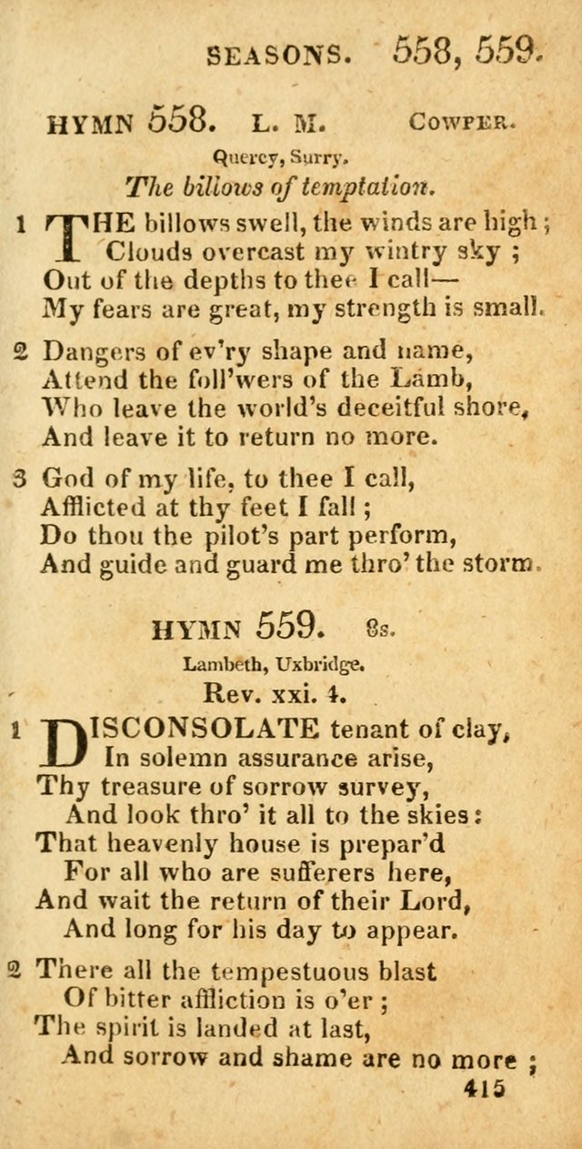 Village hymns for social worship, selected and original: designed as a supplement to Dr. Watts
