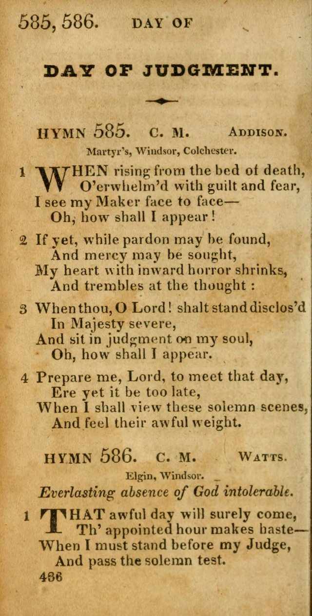 Village hymns for social worship, selected and original: designed as a supplement to Dr. Watts
