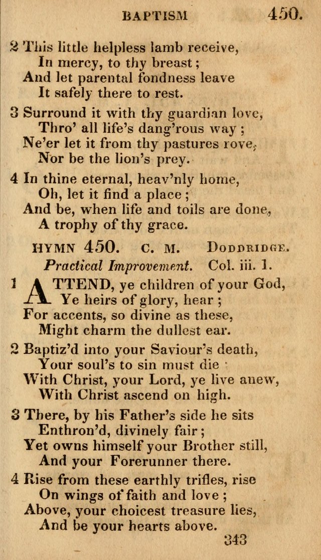 Village Hymns for Social Worship, Selected and Original: designed as a supplement to the Psalms and Hymns of Dr. Watts (6th ed.) page 353