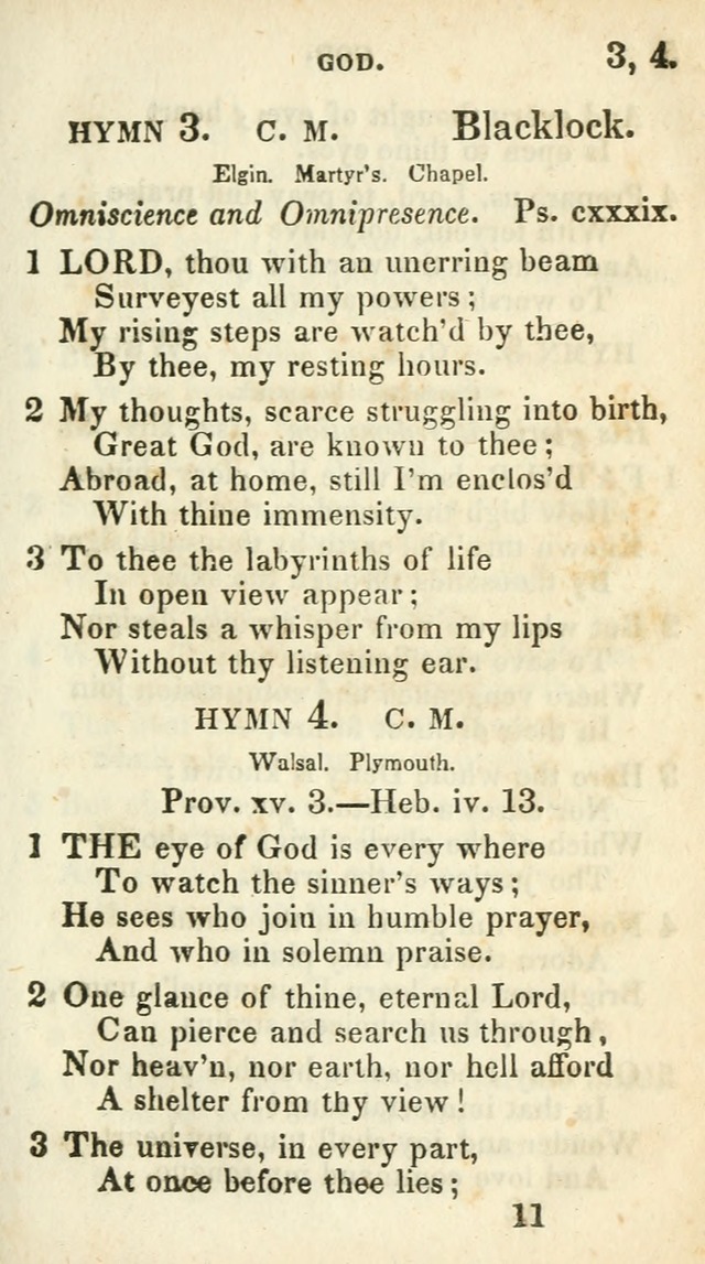 Village hymns for social worship, selected and original: designed as a supplement to Dr. Watts