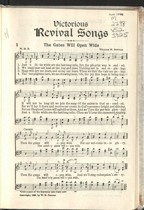 Victorious Revival Songs page 1