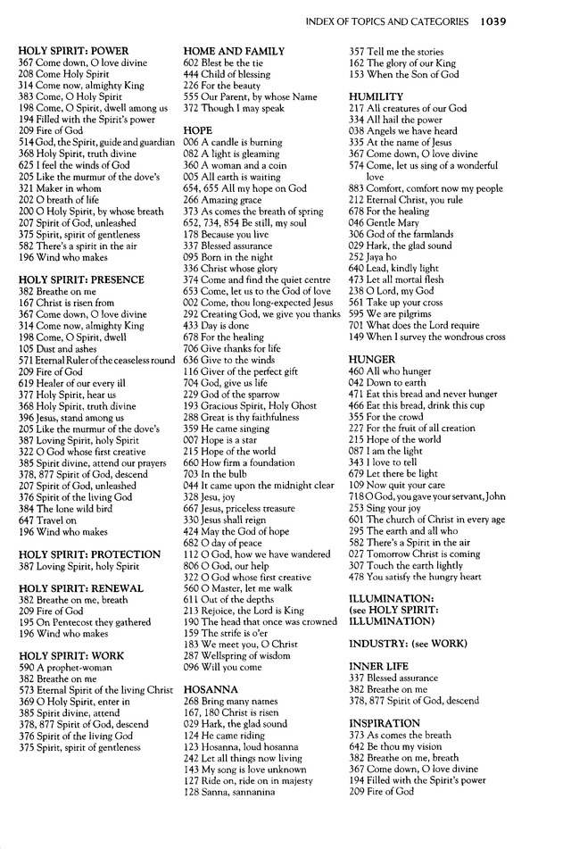 Voices United: The Hymn and Worship Book of The United Church of Canada page 1036