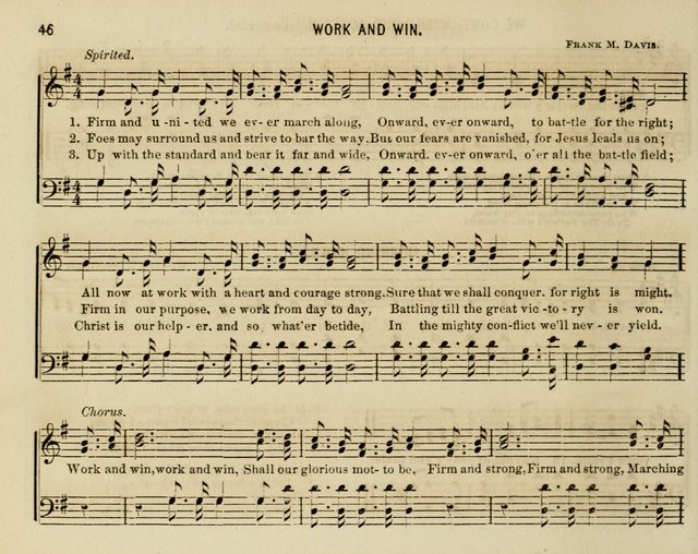 The Welcome: a collection of songs, hymns, chants, anthems and choruses,for the Sabbath school and home sircle page 46