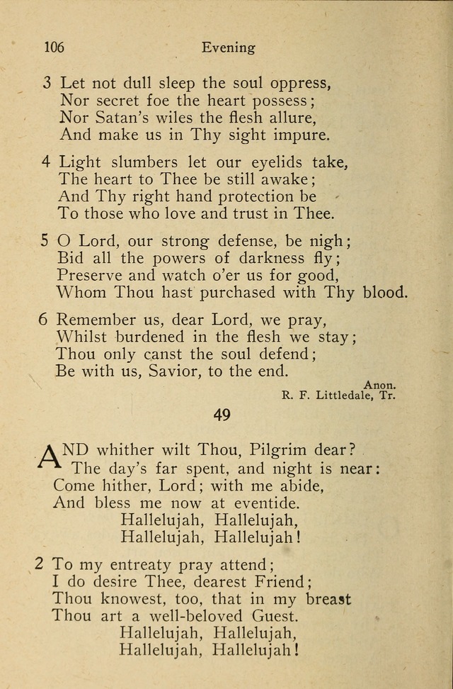 Wartburg Hymnal: for church, school and home page 106