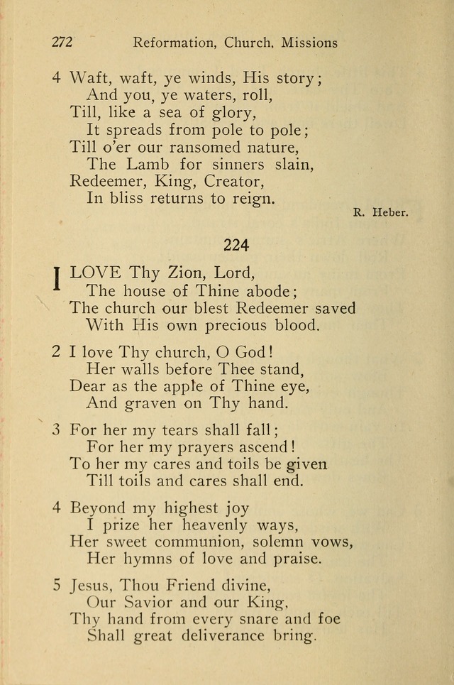 Wartburg Hymnal: for church, school and home page 272