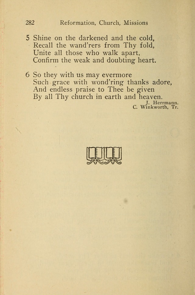 Wartburg Hymnal: for church, school and home page 282