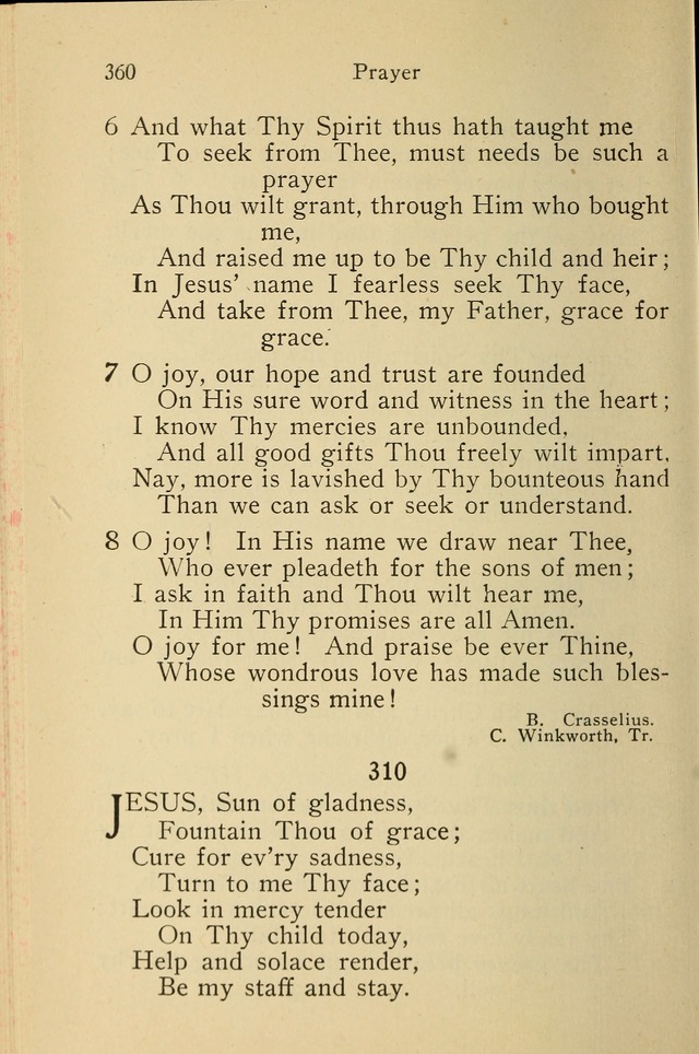 Wartburg Hymnal: for church, school and home page 360