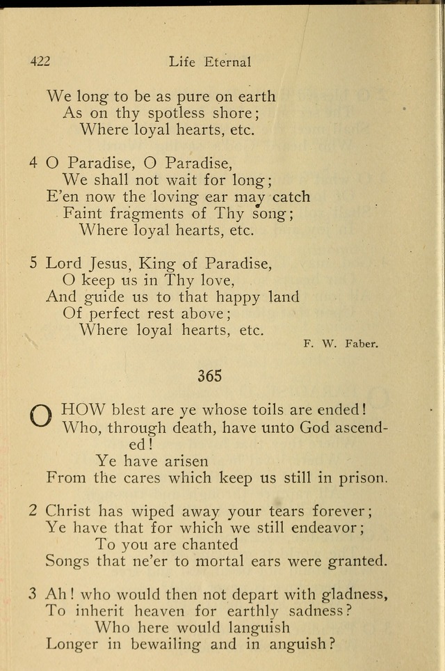 Wartburg Hymnal: for church, school and home page 422